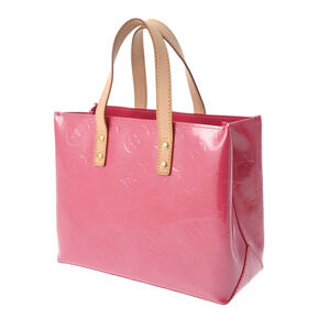 Louis Vuitton Vernis Framboise Reed Handbag Monogram